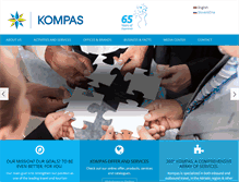 Tablet Screenshot of kompas-group.com